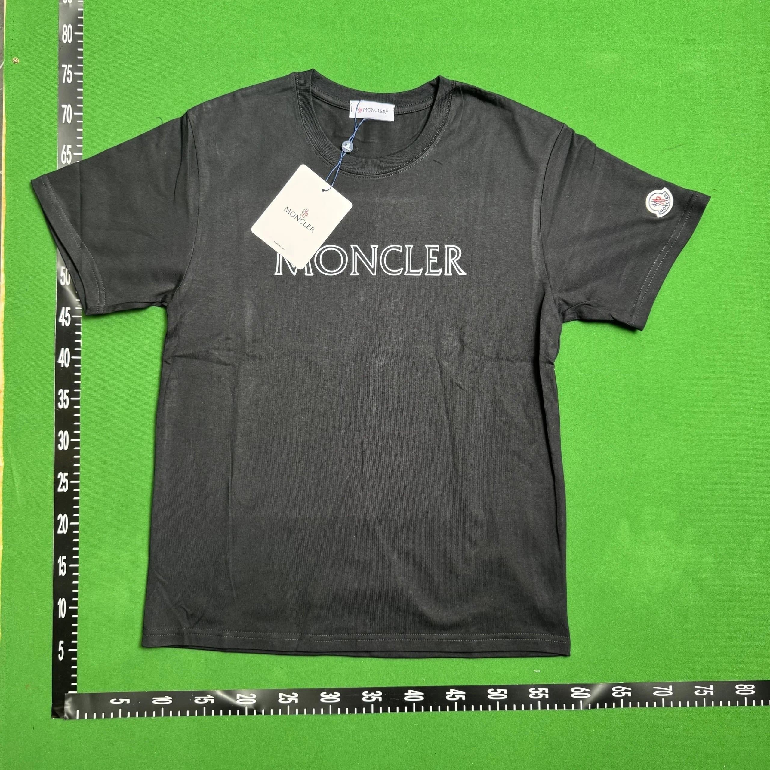 Moncler Logo T-Shirt White Outline Logo