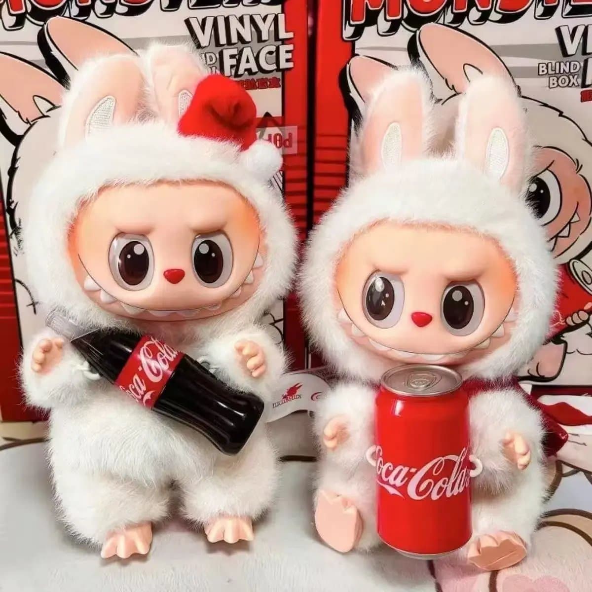 Pop Mart Labubu Vinyl Figure Coca-Cola Holiday Edition