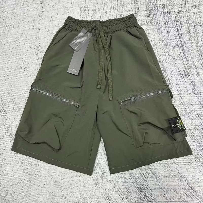 Stone Island Cargo Shorts Olive Green