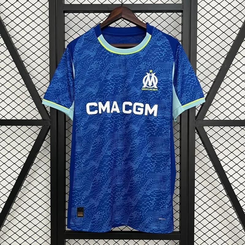 Olympique de Marseille Home Jersey CMA CGM Sponsor