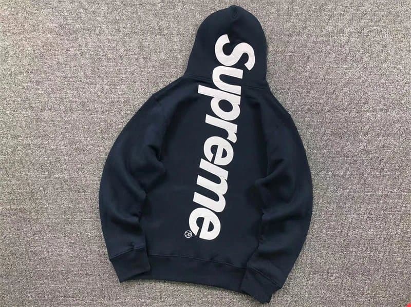 Supreme Box Logo Hooded Sweatshirt Vertical Logo