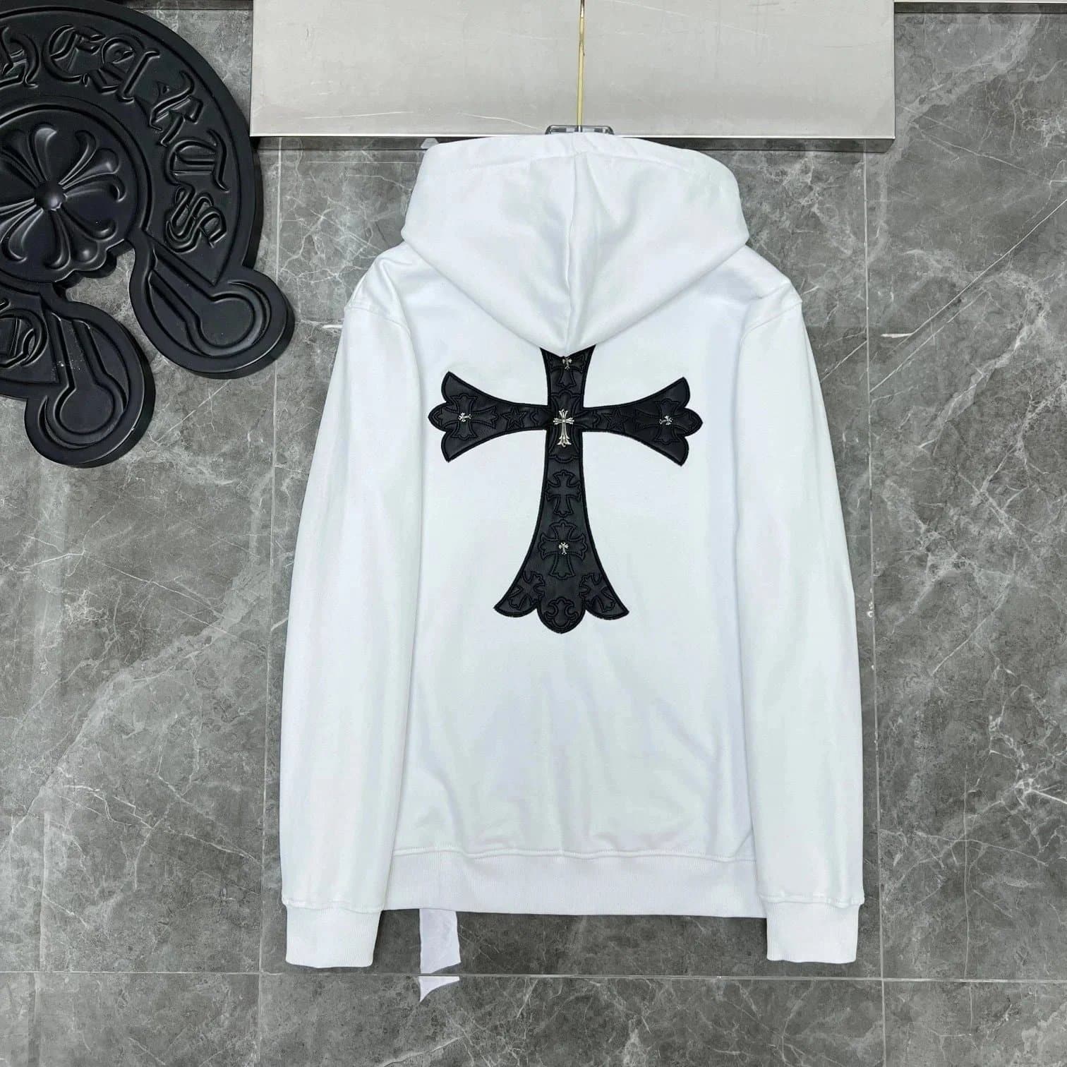 Chrome Hearts Hoodie Splatter Paint — CH-45