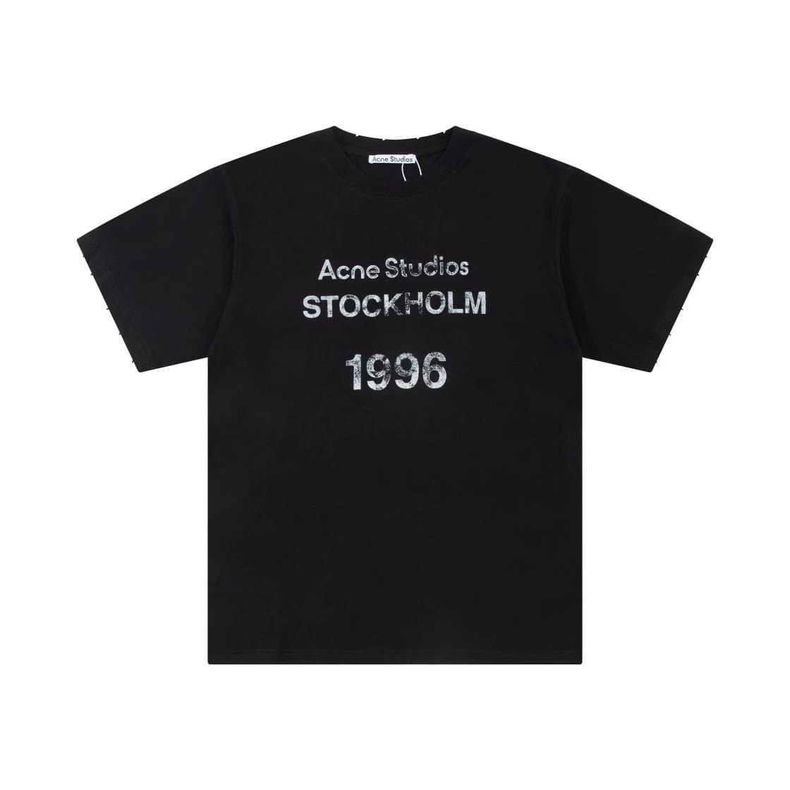 Acne Studios Face Patch T-Shirt Beige — 1185黑色