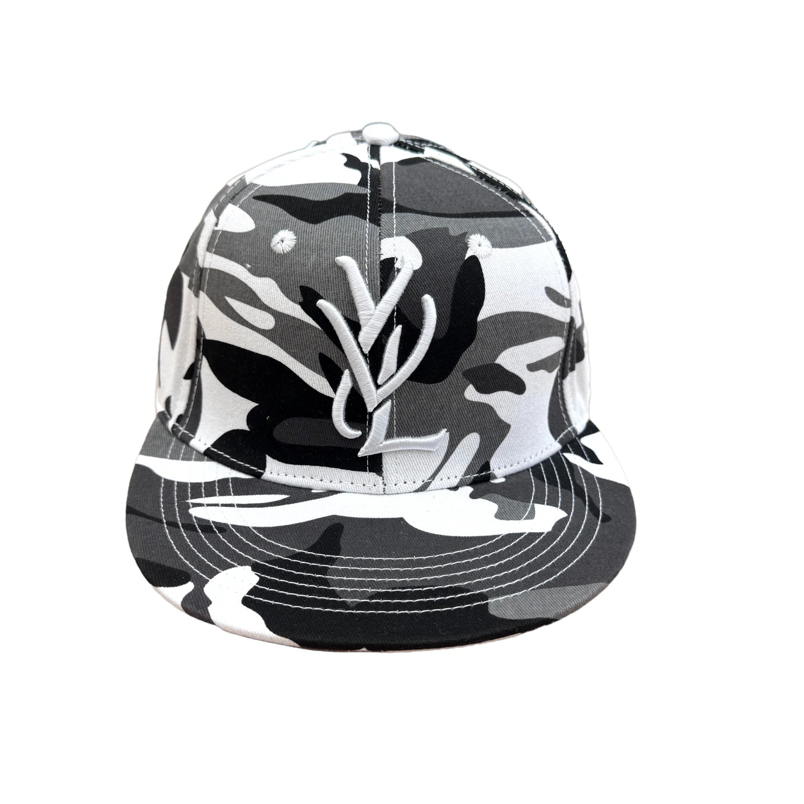 Saint Laurent Snapback Cap Monogram Camo