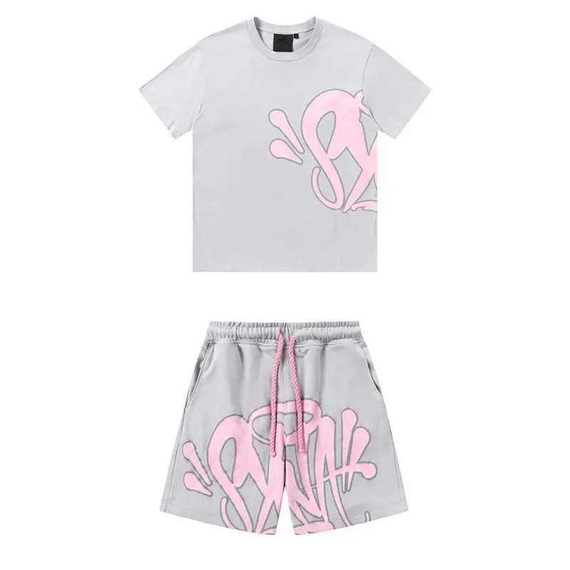 Palace Camp Collar Shirt Graffiti Logo — 浅灰色1套装