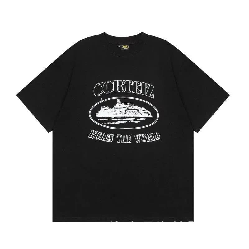 Graphic Tee Corteiz Rules The World