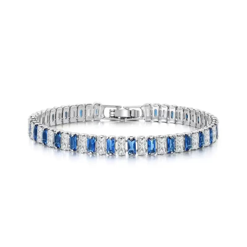 Van Cleef & Arpels Alhambra Bracelet Emerald and Diamond — 5mm｜蓝白长方钻