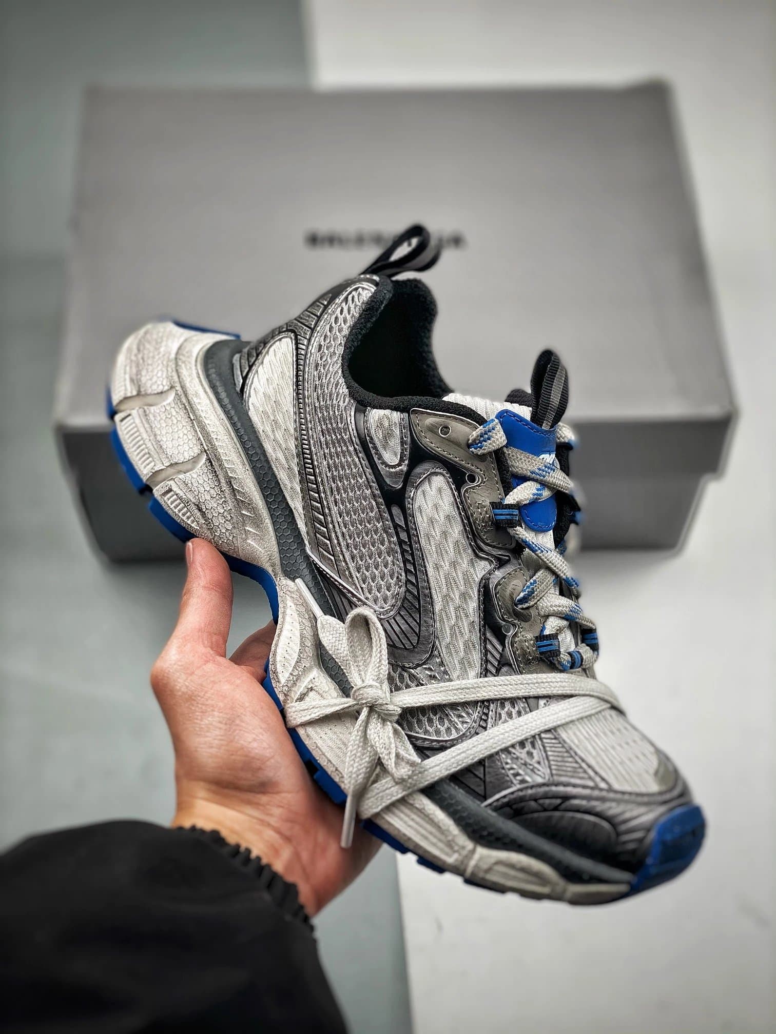 Salomon XT-6 Earth Tone — 3XL 灰蓝