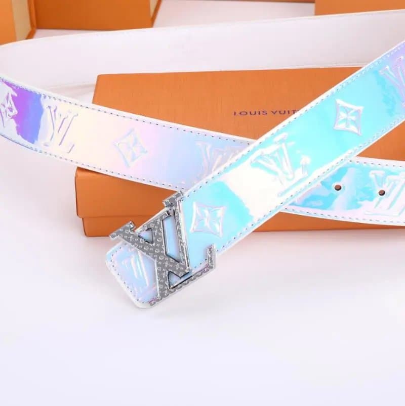 Louis Vuitton LV Belt Iridescent Monogram