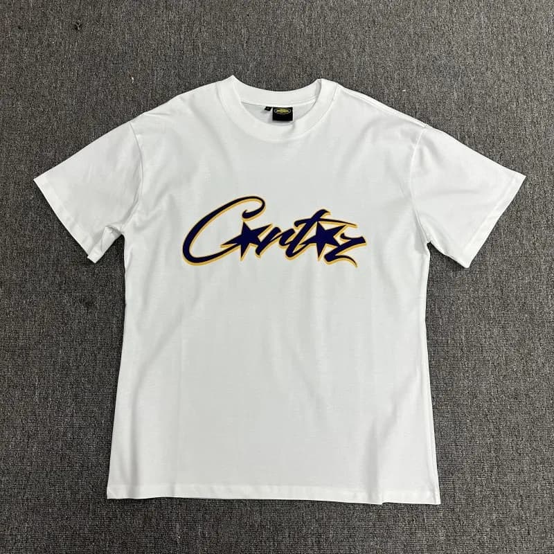 Corteiz T-Shirt Camo Logo — 3112 白黑