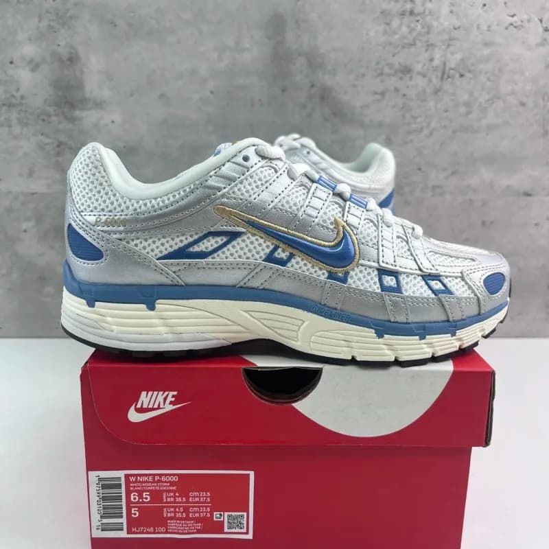 Nike P-6000 White/Blue
