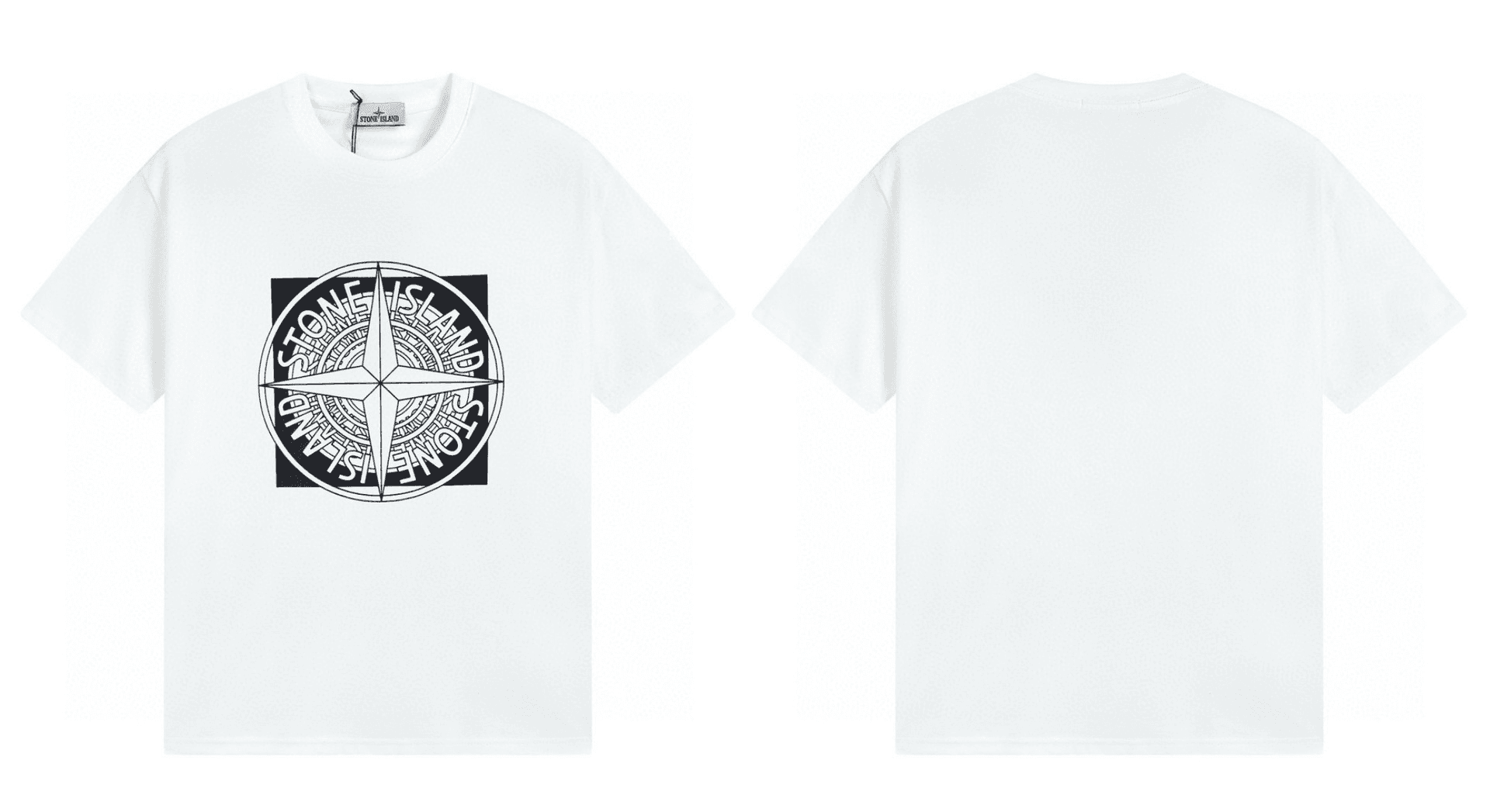 Stone Island Graphic T-Shirt Eclipse Print — 36