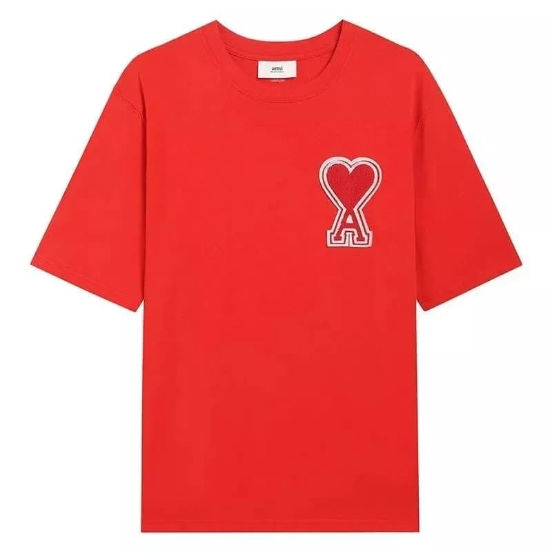 AMI Paris T-Shirt Heart A Patch — 7*Top quality