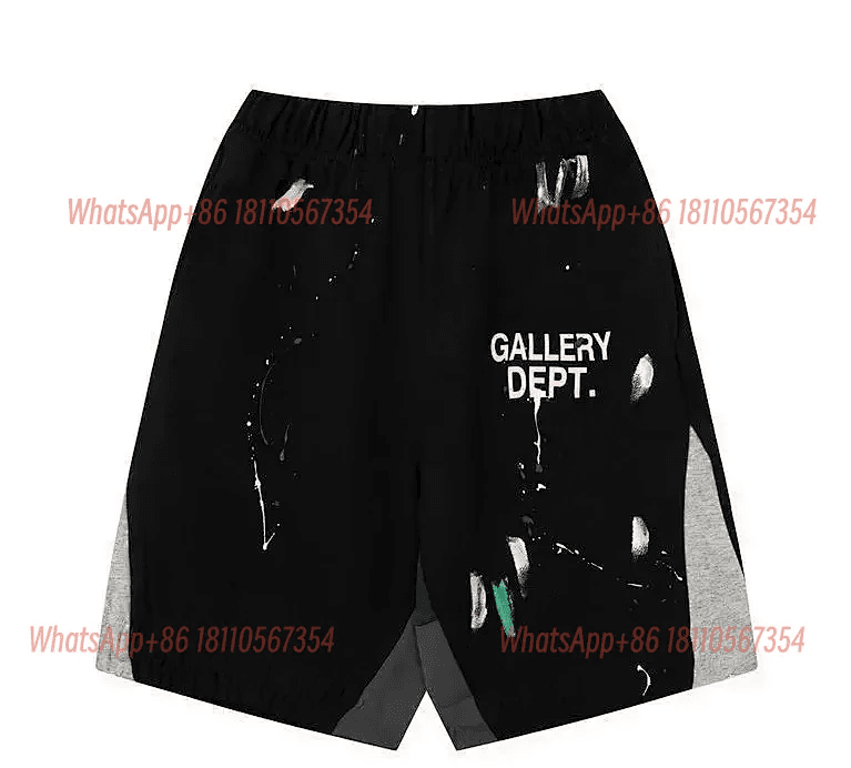 Paint Splatter Shorts Gallery Dept. Logo