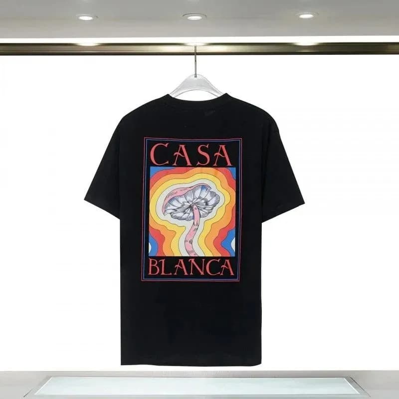 Casablanca Graphic Tee Mushroom Print