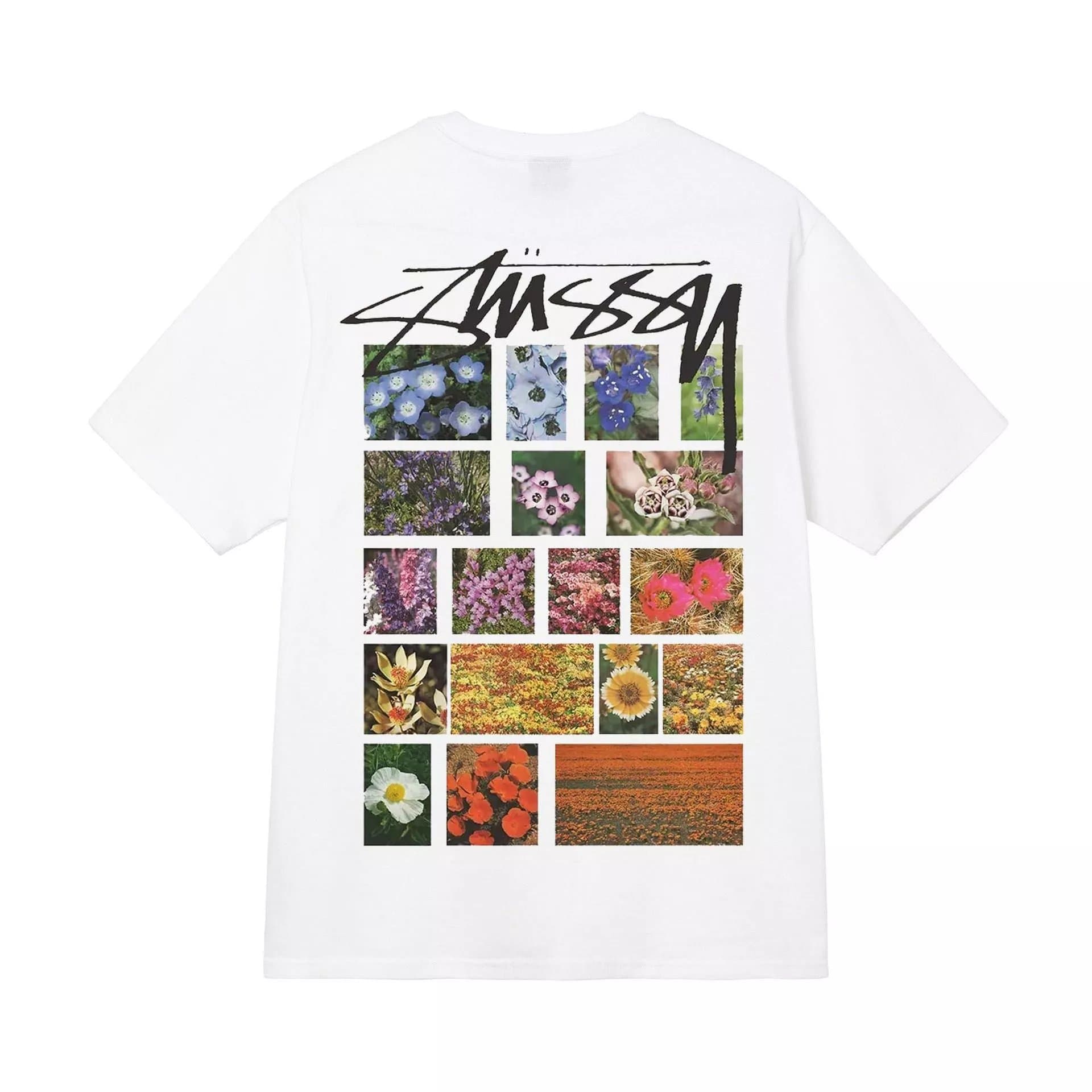 Stüssy City Stack Tee World Cities — 白色【花草】