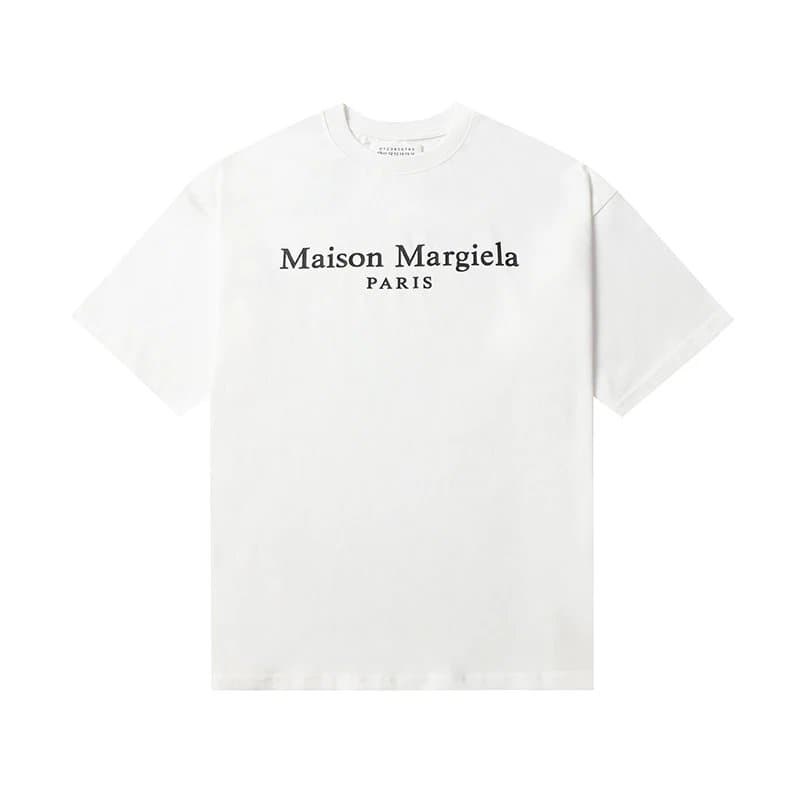 Maison Margiela Numbered Neck Tee White Numerals — D823白色