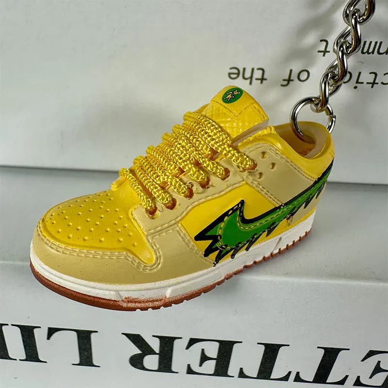 Cactus Plant Flea Market Sneaker Keychain Blue Lightning — 86.yellow bear