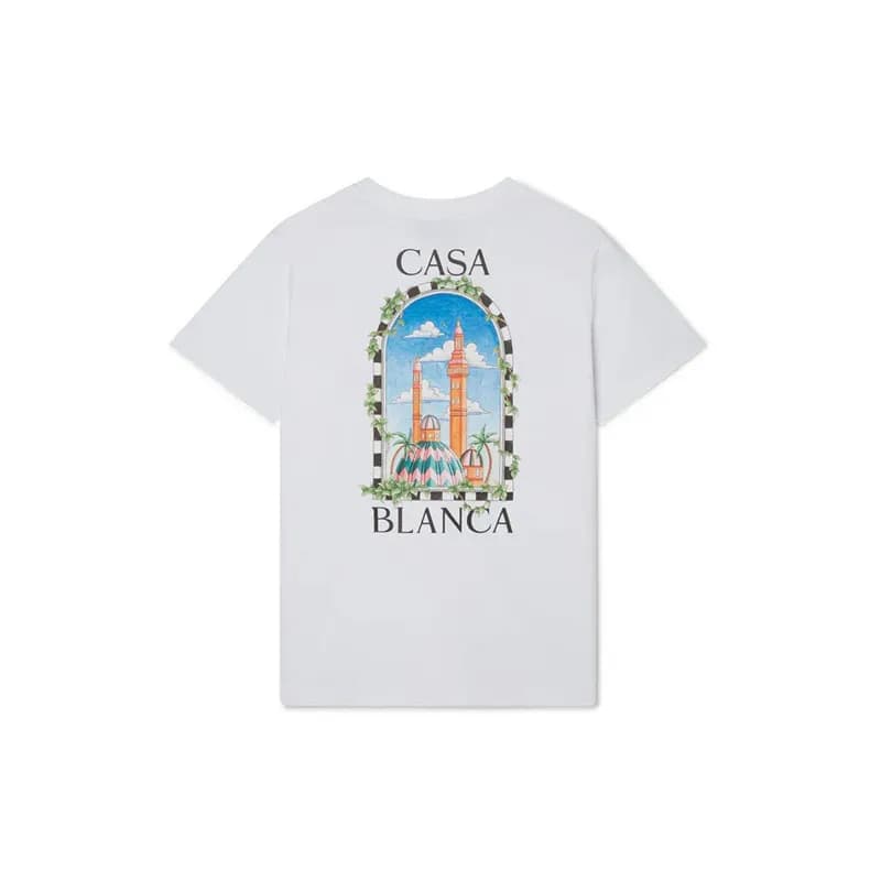 Casablanca Graphic T-Shirt Casa Blanca Arch Print