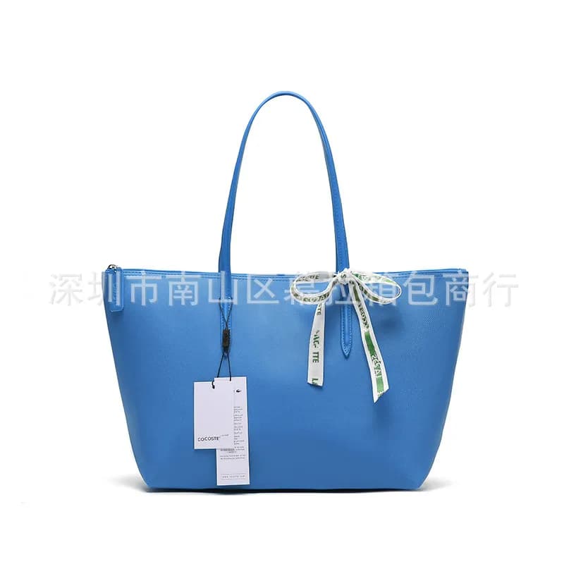 Lacoste Tote Bag Signature Bow Detail