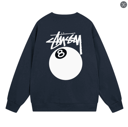 Stüssy Crewneck Sweatshirt 8 Ball