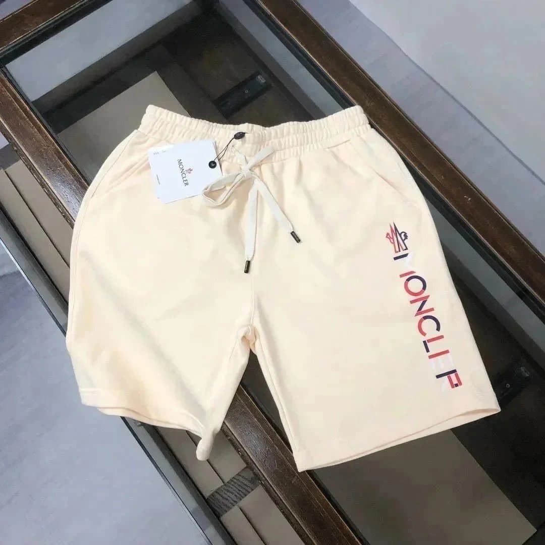 Moncler Logo-Print Shorts Side Logo — TH0201150345
