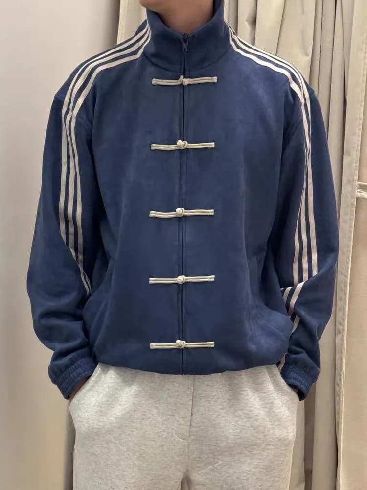 Adidas Track Jacket Chinese Knot Button