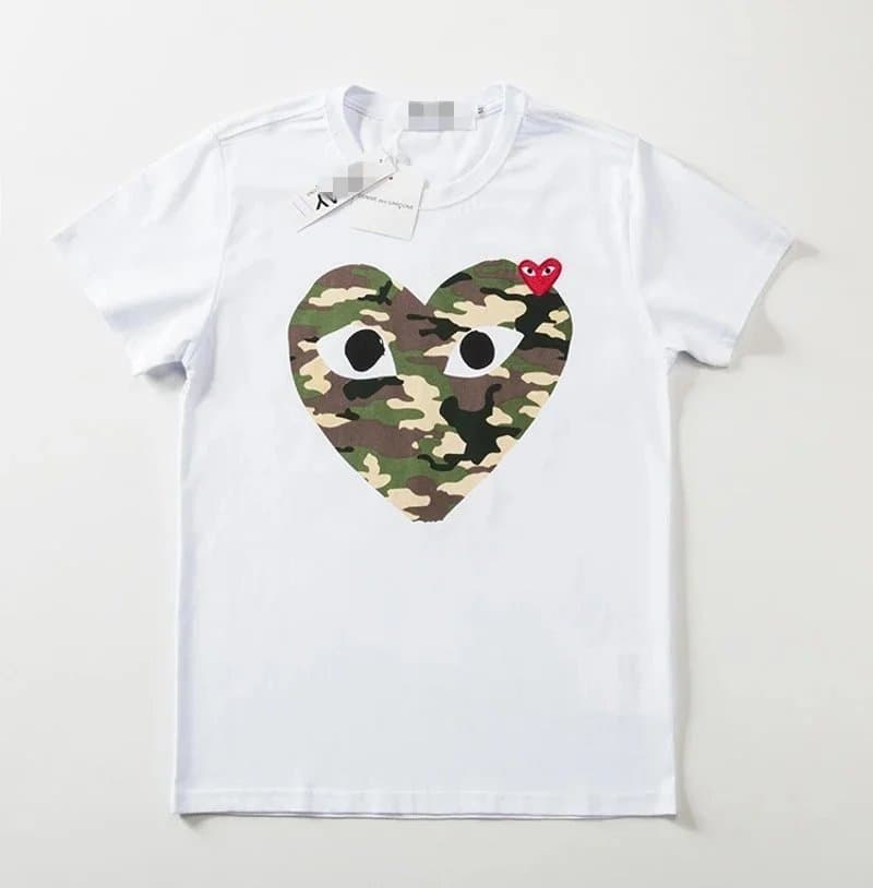Comme des Garçons Heart T-Shirt Camo Heart