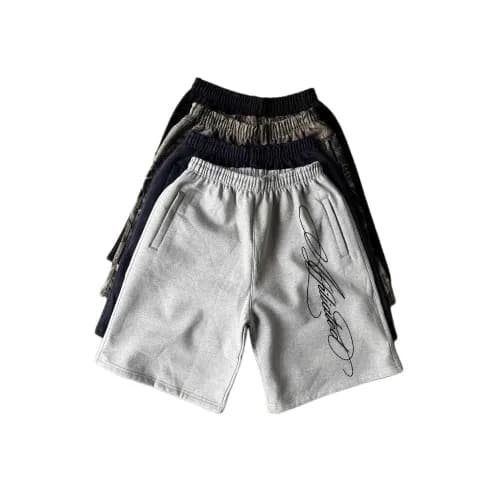 Travis Scott Signature Sweatshorts Signature Script