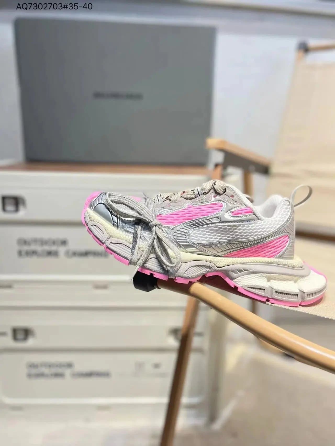 Balenciaga Triple S Black Silver — 2