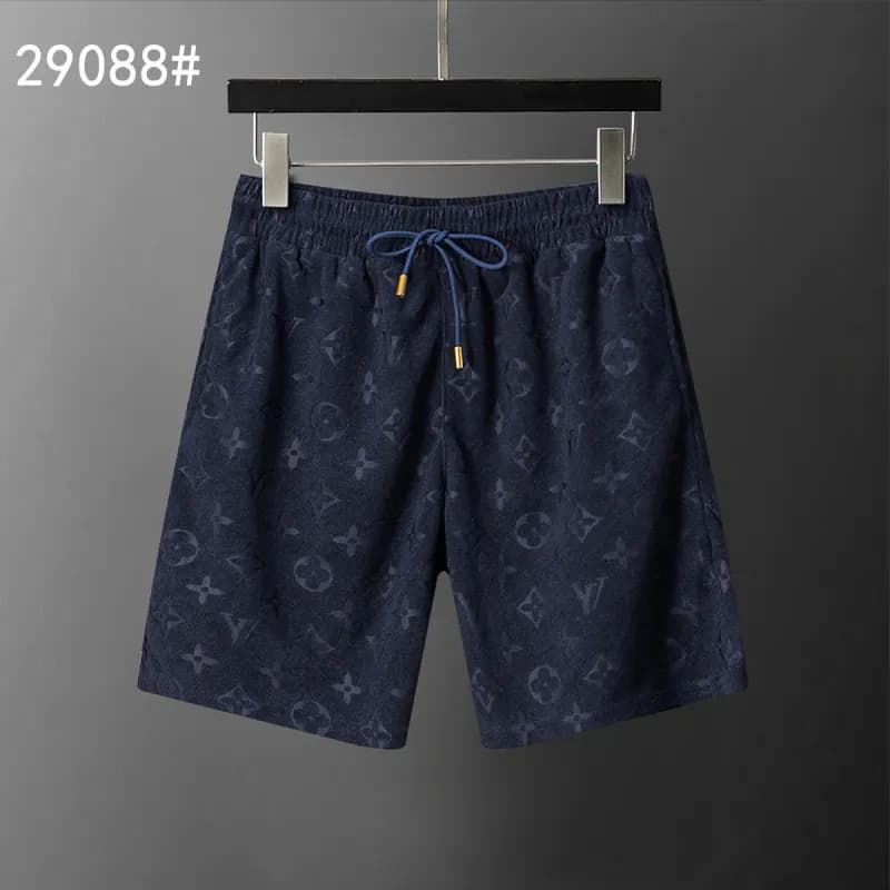 Louis Vuitton Monogram Shorts Navy Monogram