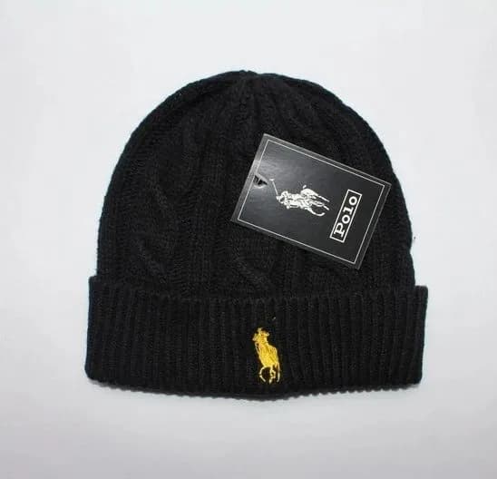 Polo Ralph Lauren Cable Knit Beanie Polo Pony Embroidery