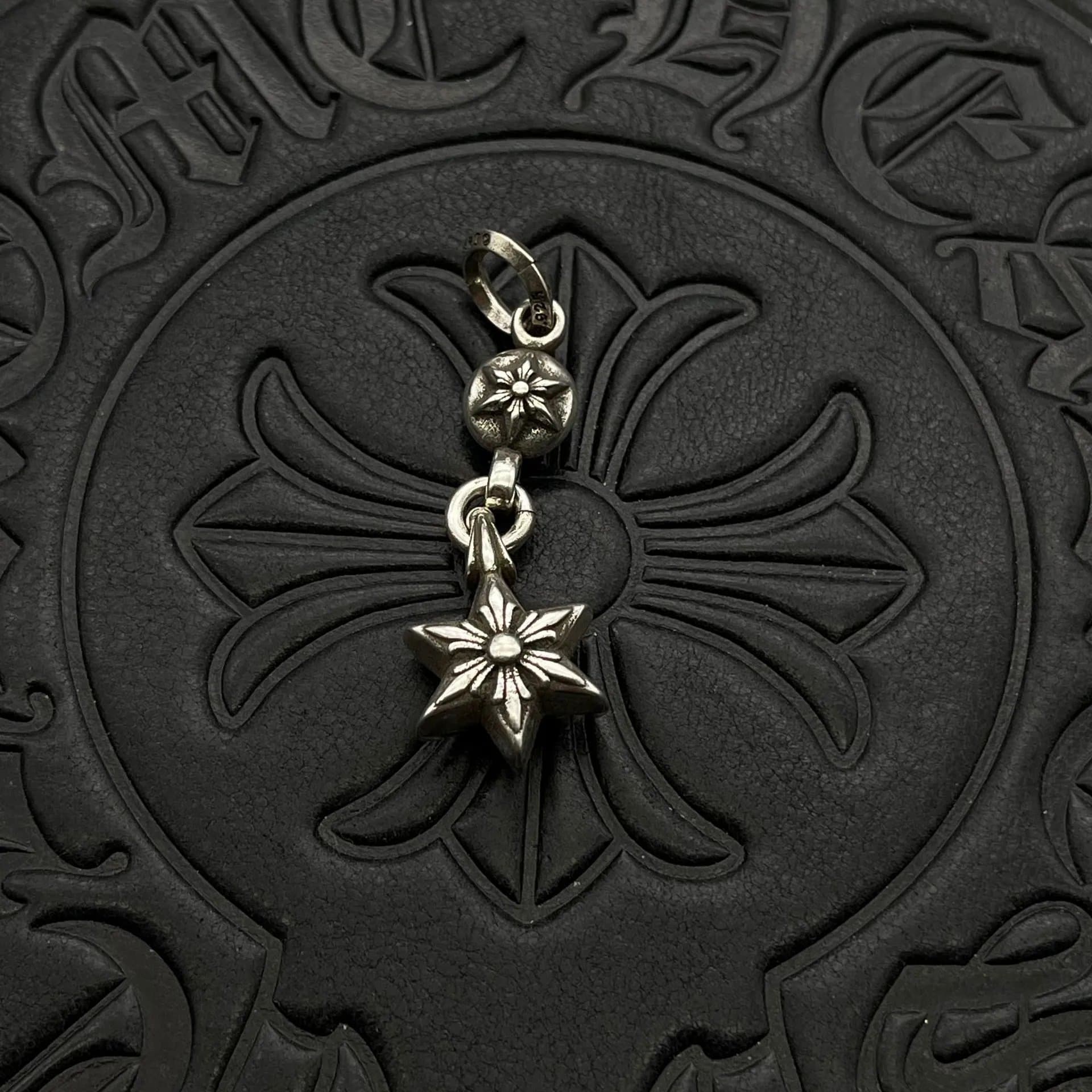 Chrome Hearts Star Charm Double Star Pendant