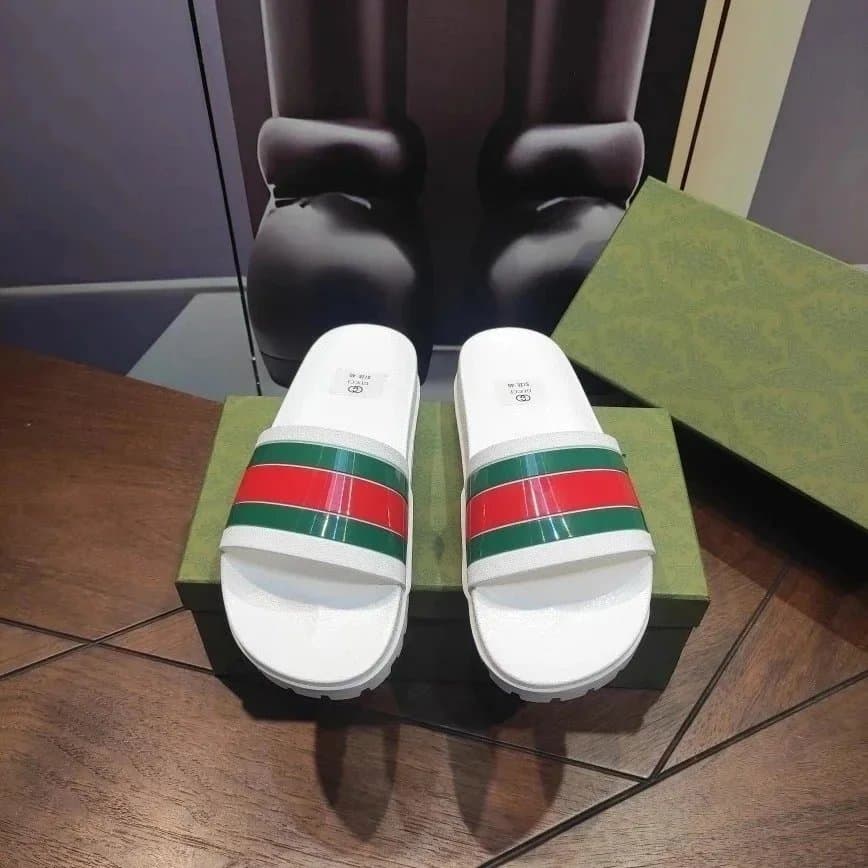 Gucci Slide Sandal Web Stripe