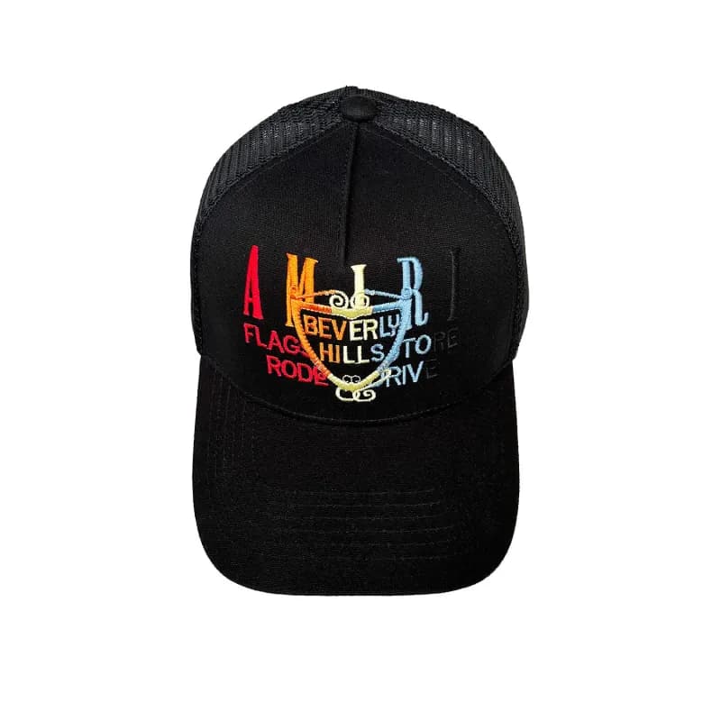 Amiri Trucker Cap Two-Tone Logo — 102