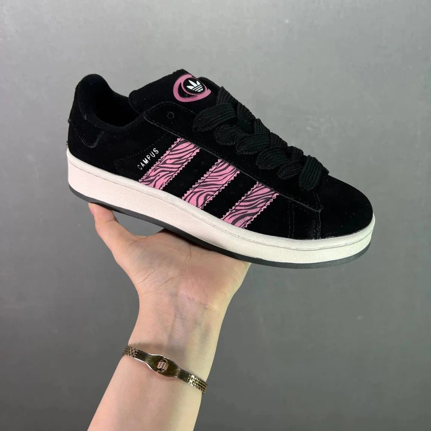 Adidas Campus Zebra Pink