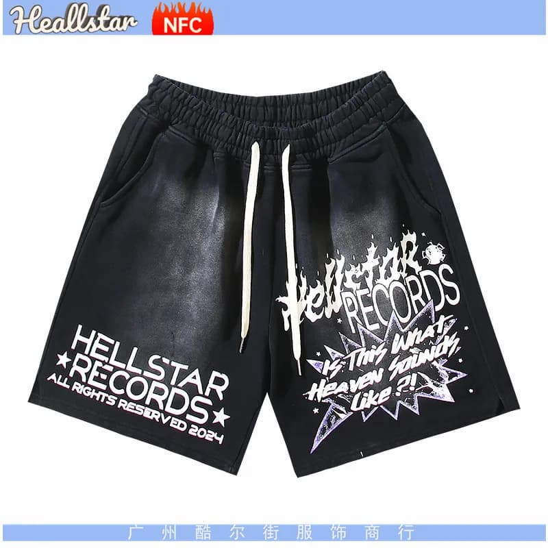 Hellstar Records Shorts Heaven Sounds Graphic