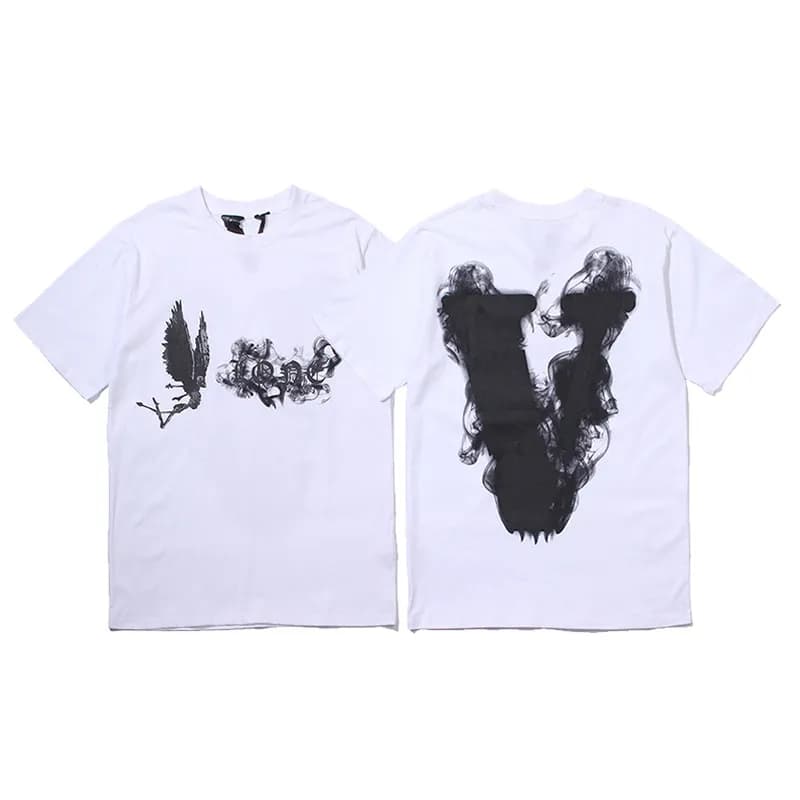 Off-White Graphic T-Shirt Smoke V Print