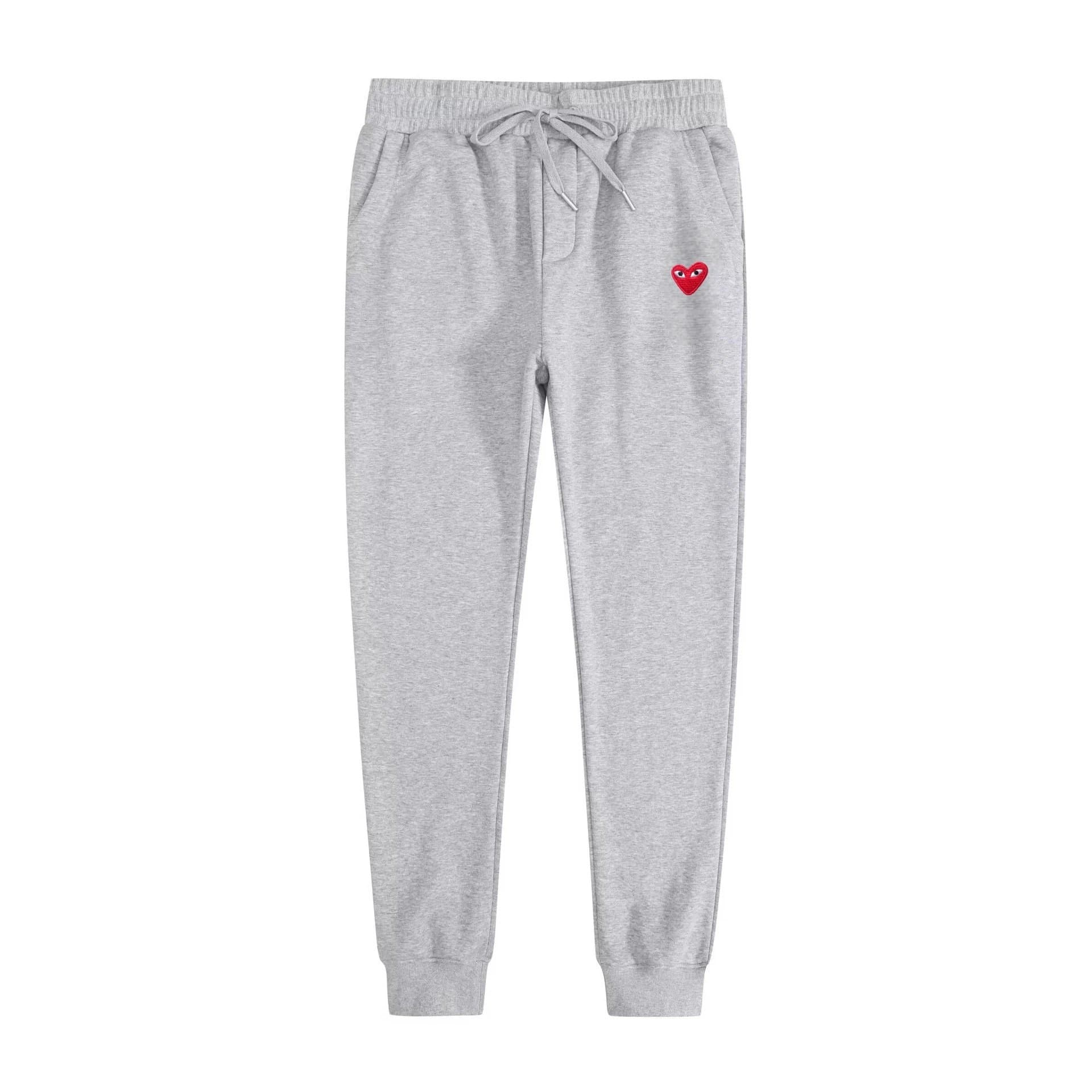 Comme des Garçons Jogger Pants Heart Logo