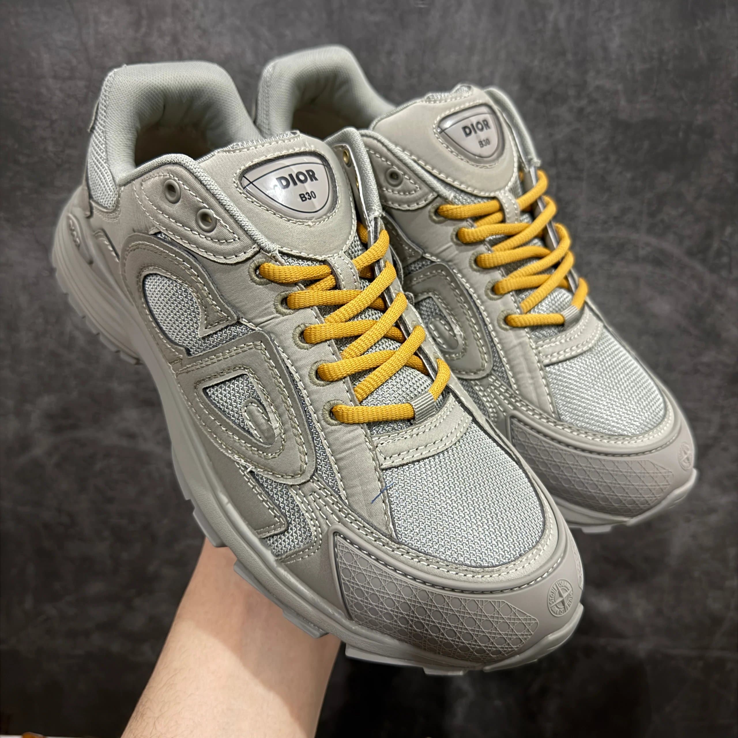 Dior × Stone Island B30 Grey Yellow