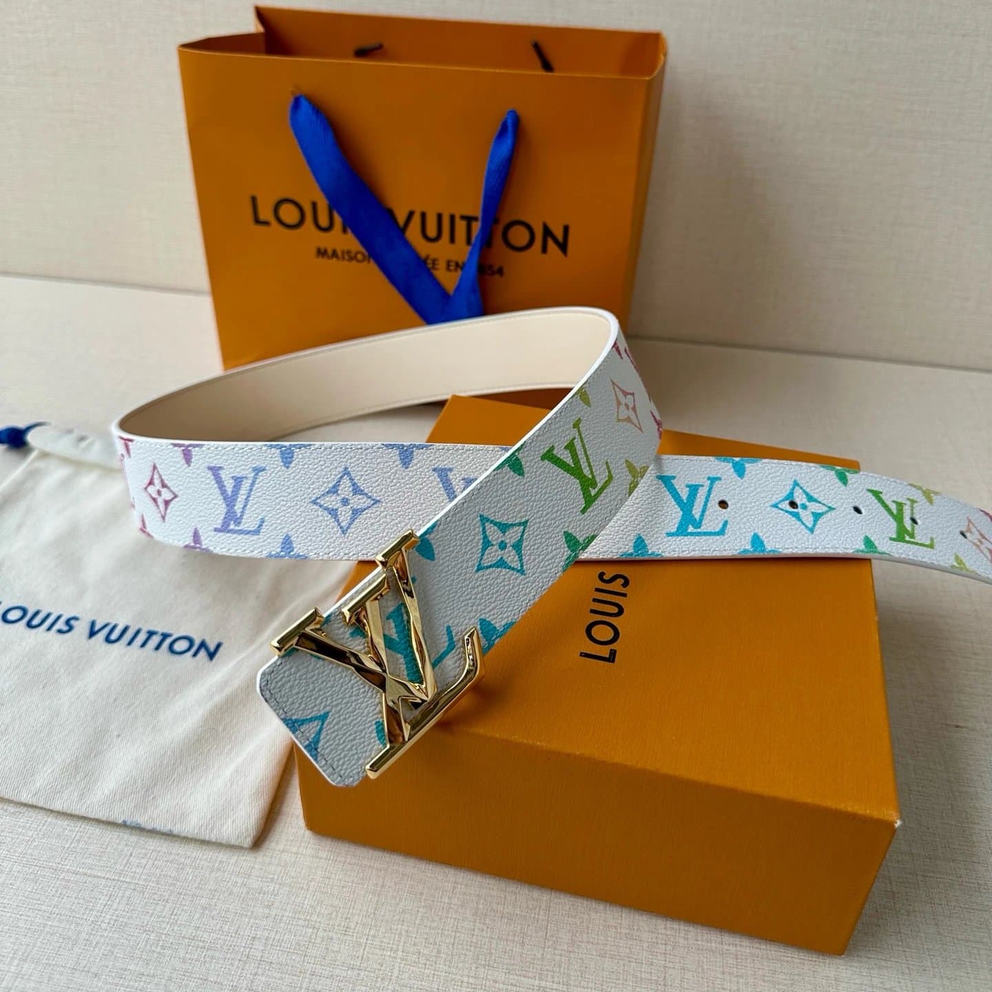 Louis Vuitton LV Initiales Belt Monogram Eclipse — A-5