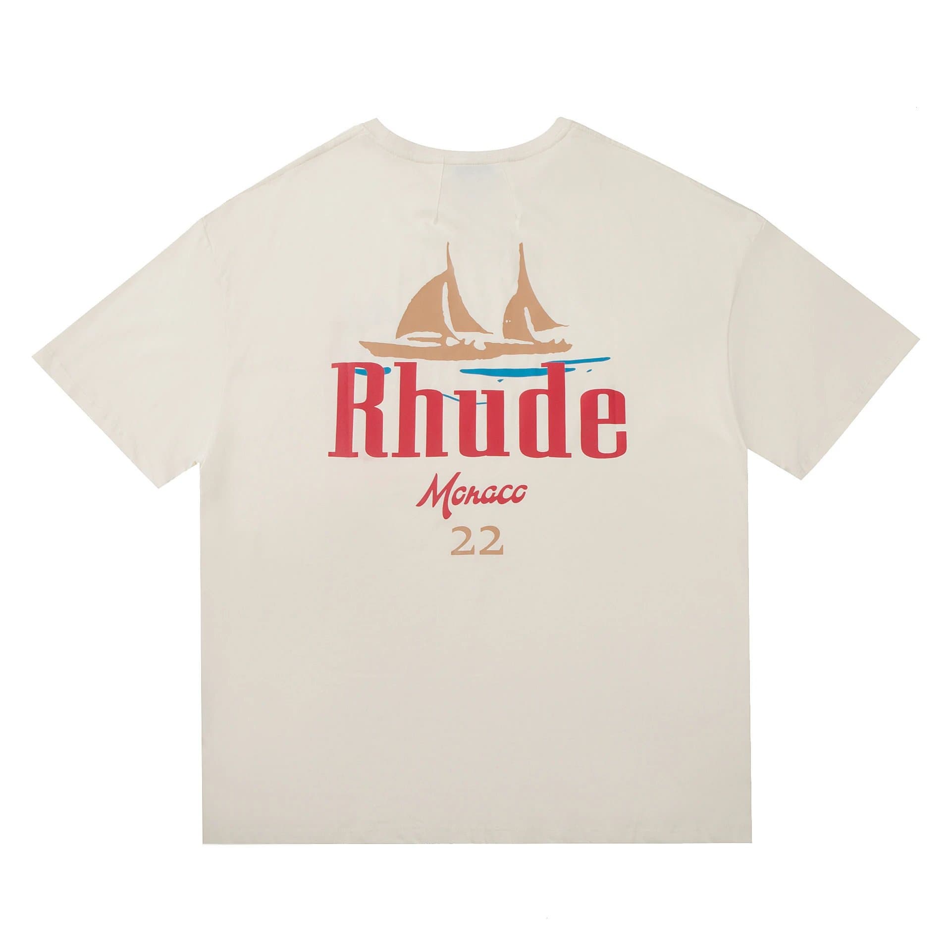 Graphic Tee Banque de Rhude — RH212杏色