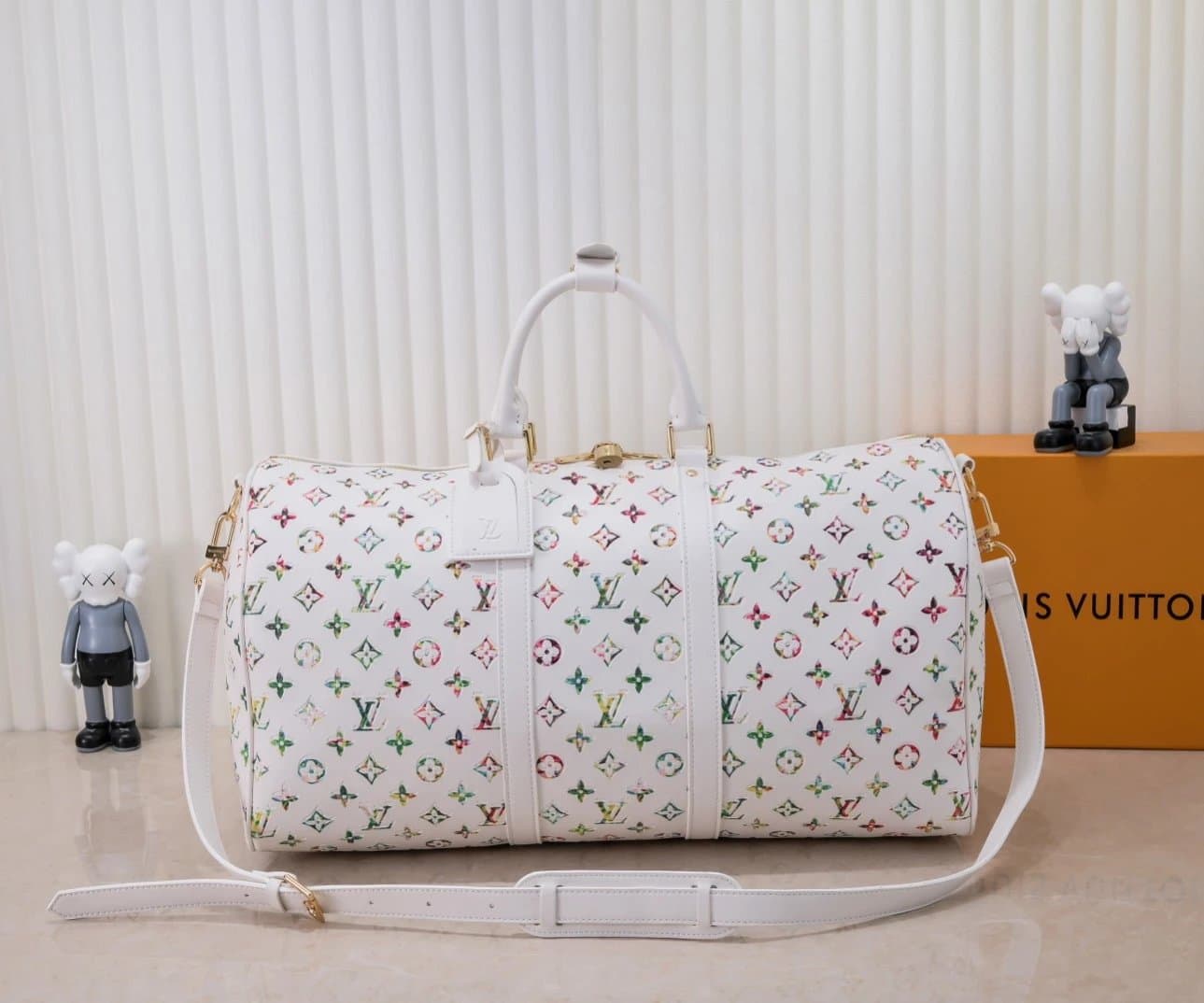 Louis Vuitton × KAWS Keepall 50 Multicolor Monogram