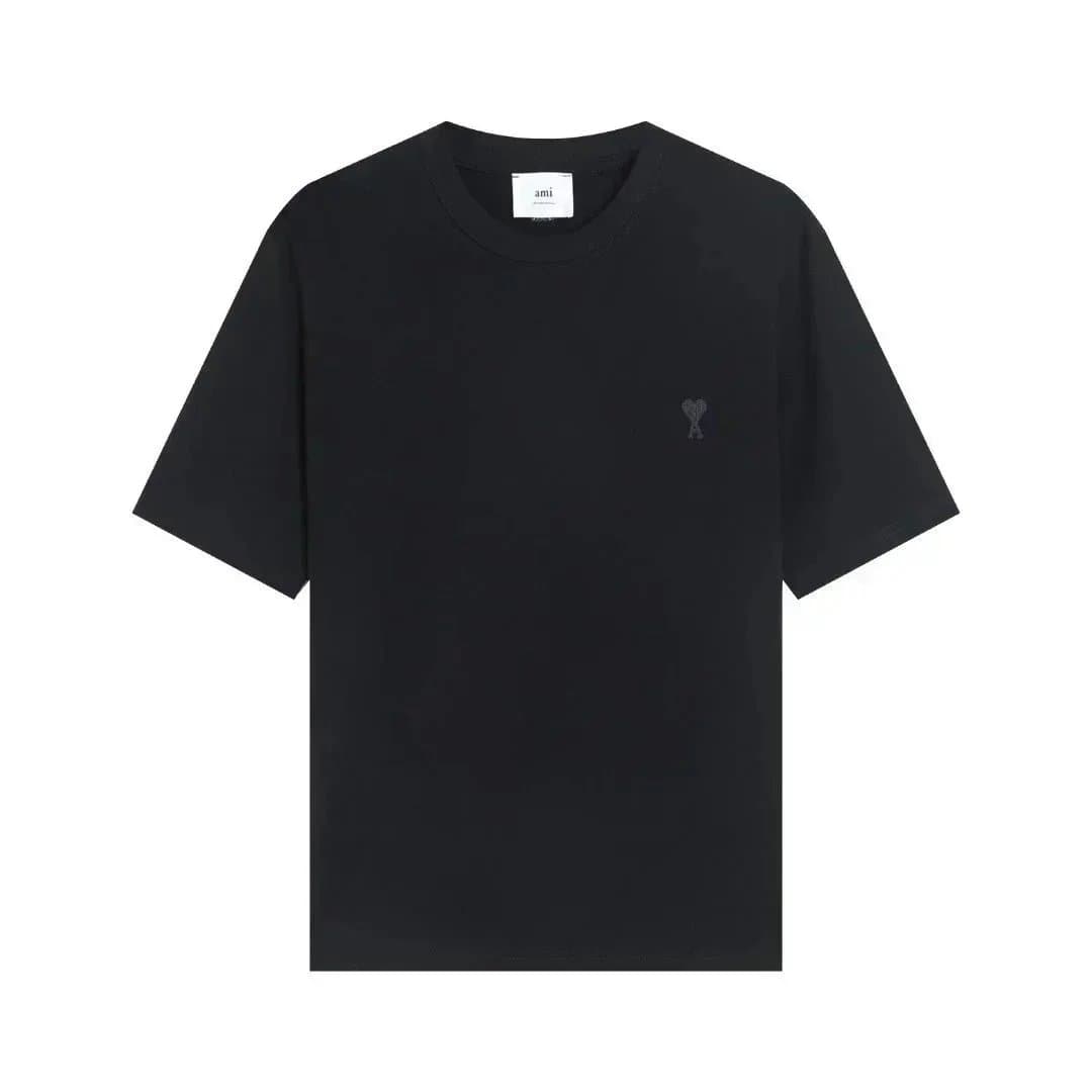 AMI Paris Classic T-Shirt Solid White — 010120023