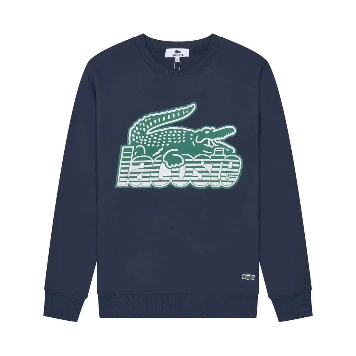 Lacoste Hooded Sweatshirt Solid Purple — 38