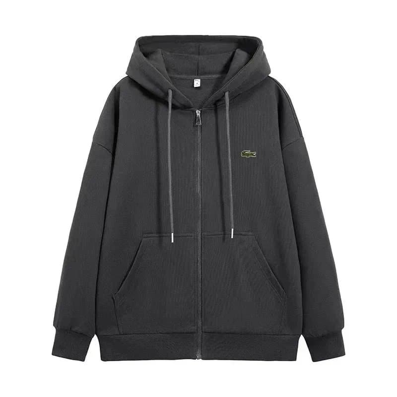 Lacoste Hooded Sweatshirt Solid Purple — 2