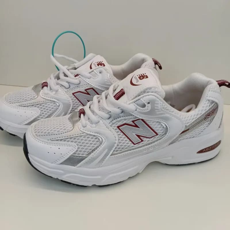 New Balance 530 White Burgundy