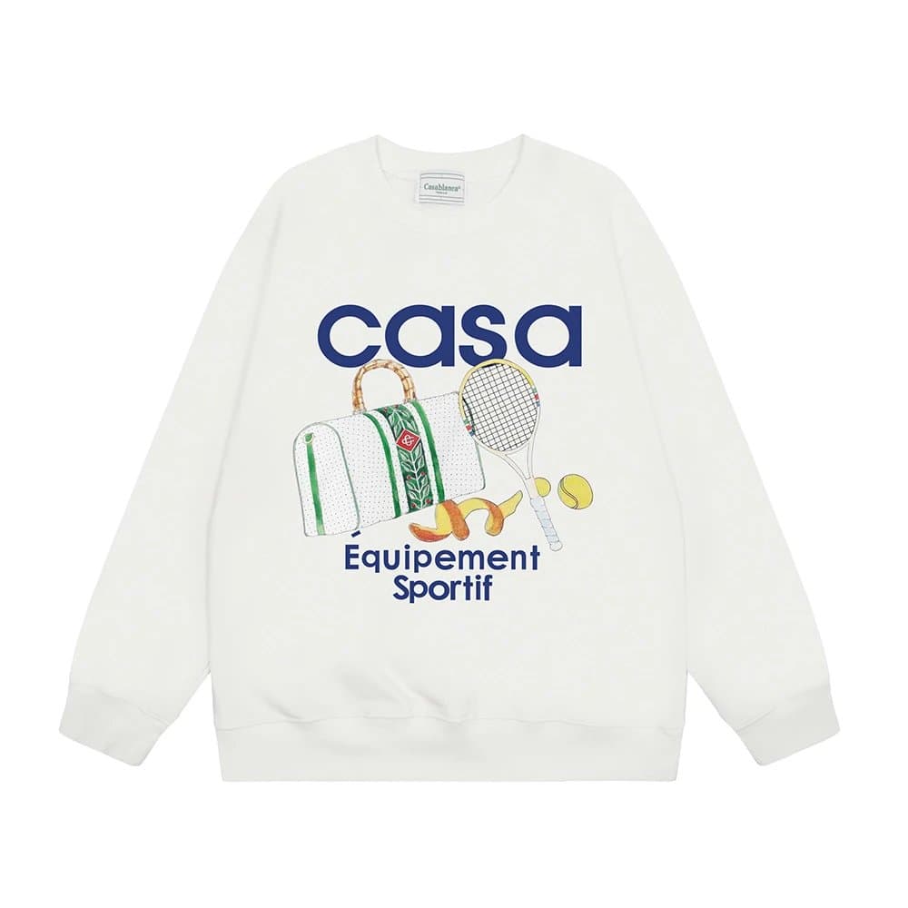 Casablanca Casa Sweatshirt Tennis Graphic