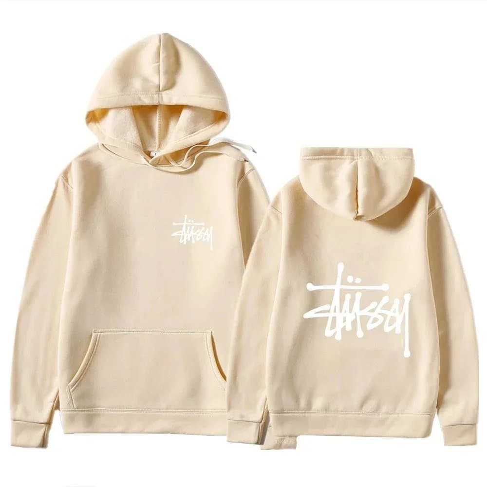 Stüssy Classic Hoodie Off-White Logo