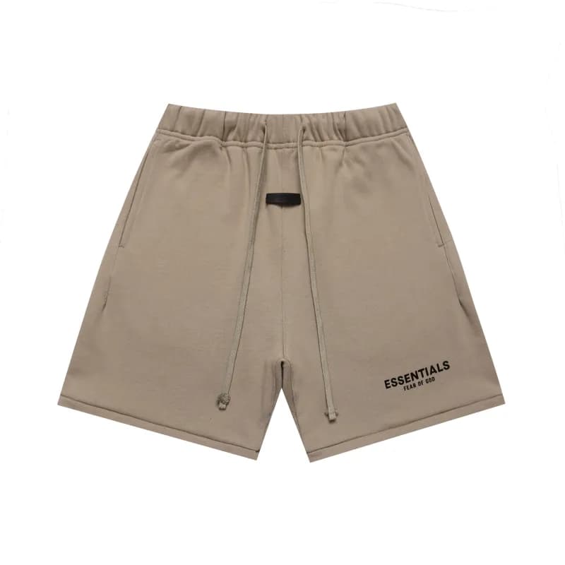 Fear of God Essentials Shorts Split Hem — K236漠金棕